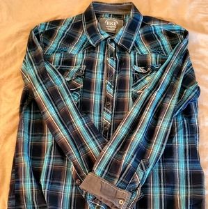 Mens BKE western style shirt XXL
